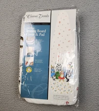 Whitney Design Scorch/Stain Resistant Ironing Board Cover Cats Hearts VTG NEW