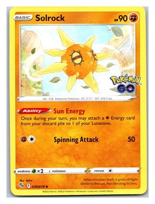 Pokemon GO #039/078 Solrock