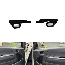 Pegatinas para embellecedores interiores de puertas de auto ABS para Toyota Hiace 200 2005-2013