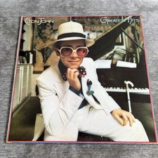 Elton John Greatest Hits 1974 VINYL LP UK 1st Press TRANSLUCENT RED PYE DJLPH442