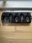 Vintage Lodge USA 5PP2 Cast Iron Perch Bluegill Fish Cornbread Pan Muffin Mold