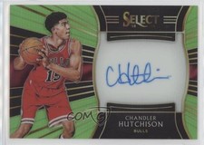 2018 Panini Select Neon Green Prizm 91/99 Chandler Hutchison #RS-CHS Auto 05v0