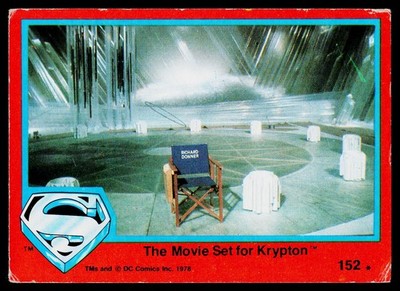 1978 Topps Superman: The Movie The Movie Set for Krypton #152 NON_SPORT