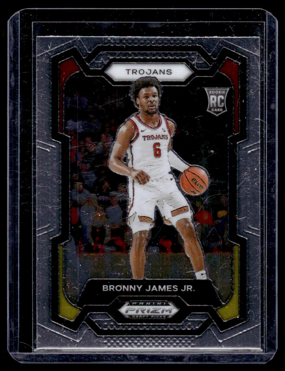 2024-25 Panini Prizm Draft Picks Bronny James Jr Rookie USC #86