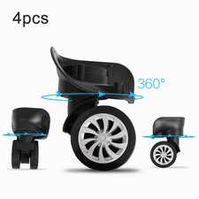 4pcs/set Suitcase Wheels Replacement Luggage Swivel Casters Wheel Accessary