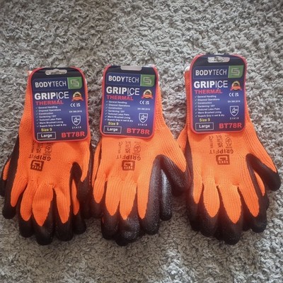 Schutzhandschuhe - BODYTECH GRIPICE Thermo Large X 3