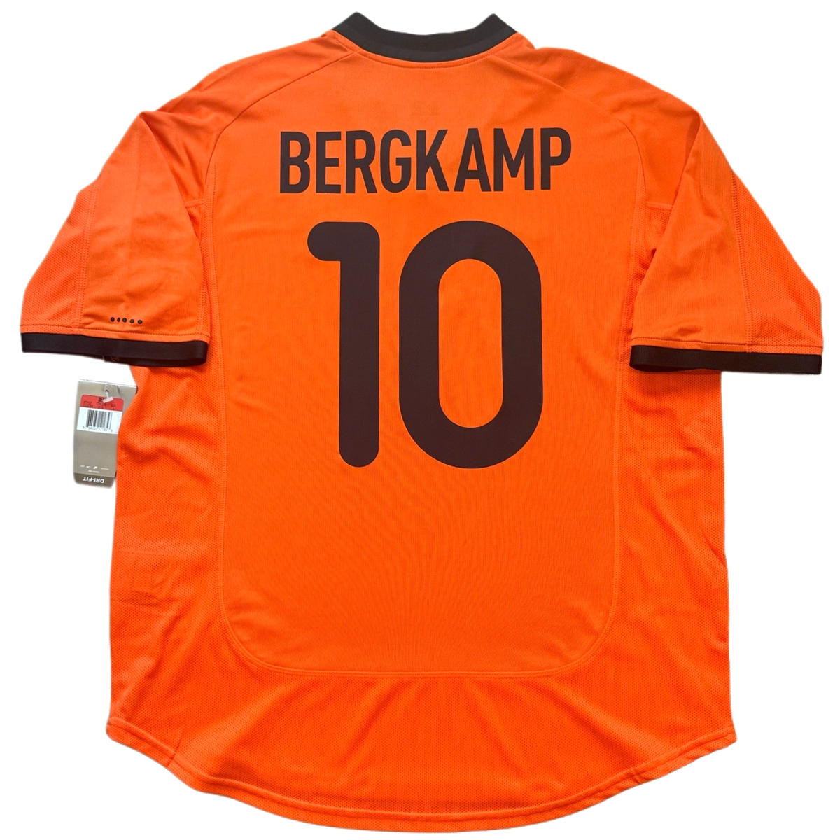 2000/01 Netherlands Home Jersey #10 BERGKAMP Large Nike Holland