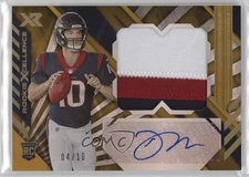 2021 Panini XR Rookie Xcellence Swatches Gold /10 Davis Mills #RXA-DMI Auto RC