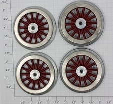 Lionel 33-27-32-31 Red 2-1/2" Std. Gauge Electric Loco Wheels (Set of 4)