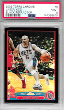2003-04 TOPPS CHROME JASON KIDD BLACK REFRACTOR 234/500 PSA 9 SUPER RARE SSP