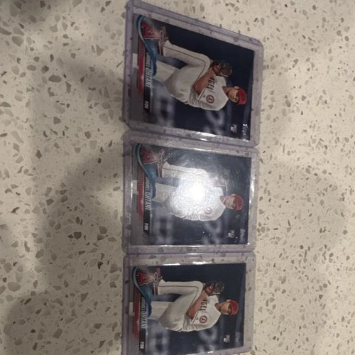 Topps Shohei Ohtani MLB Trading Card Lot 3 Los Angeles Angels Baseball