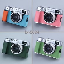 Camera Cowhide Half Case for Fujifilm x100vi X-100VI Hand grip Protective Sleeve