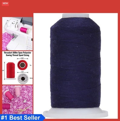 Spun Polyester Sewing Thread 660 Yards Medium Navy All Purpose Quilting