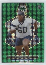 2024 Panini Mosaic Rookies Green Mosaic Prizm Tyler Guyton #329 1a7j
