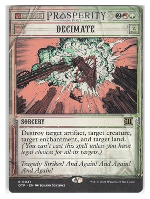 Decimate #41 (NM) Thunder Junction OTP Magic MTG