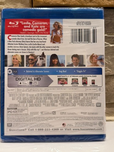 The Other Woman 2014 Cameron Diaz Leslie Mann Nicki Minaj NEW BLURAY+DIGITAL HD - Foto 2 di 3