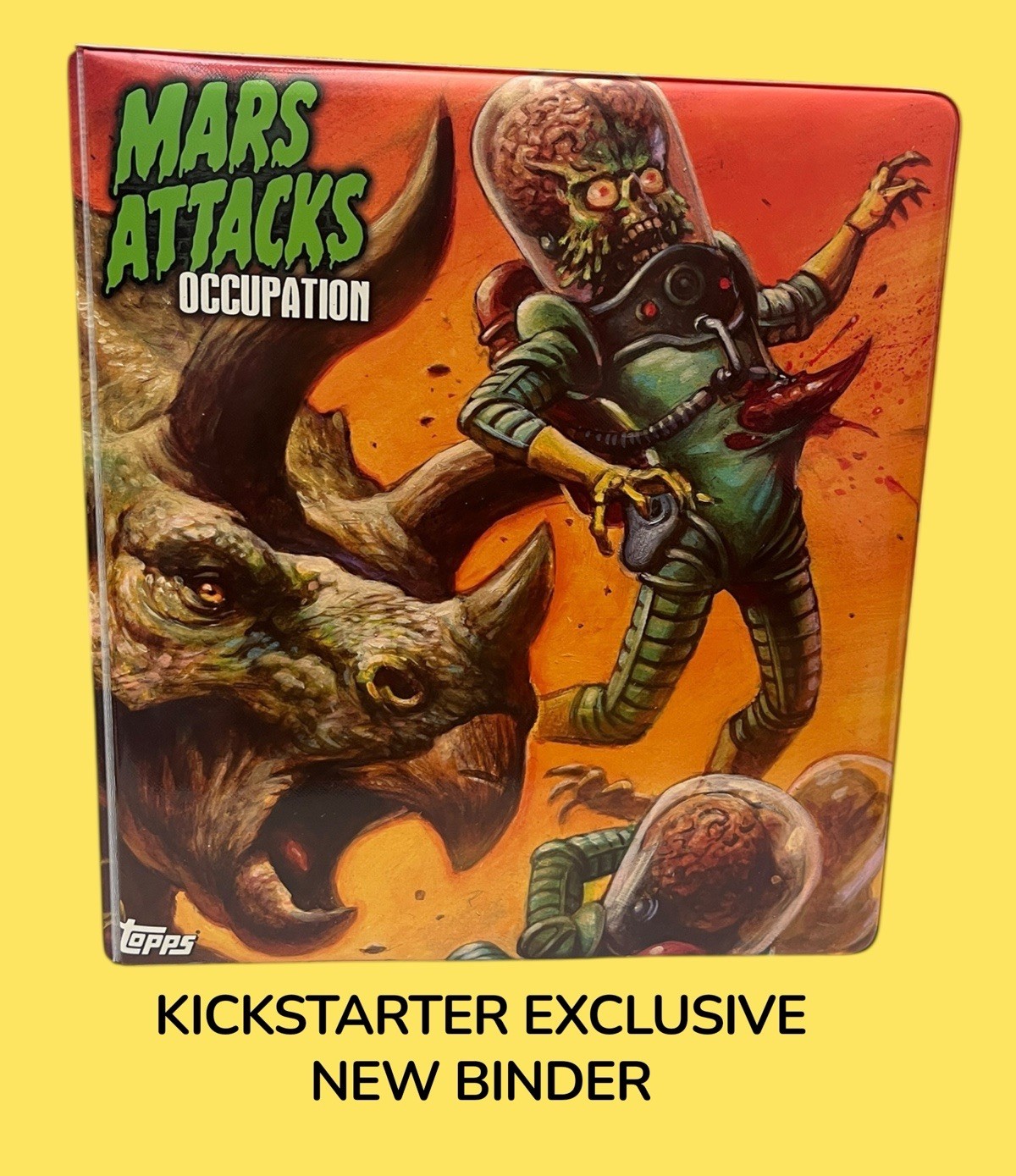 2015 Kickstarter Campaign Topps Mars Attacks Occupation Exclusive Binder - NEW