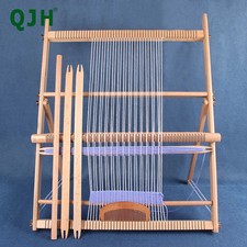 1PC DIY Wooden Weaving Knitting Loom Machine Frame Carpet Tassel Sewing Tools