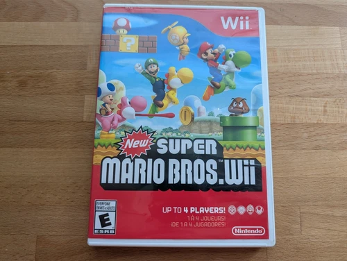 Nintendo New Super Mario Bros. Wii Nintendo Wii Platformer NTSC-U/C w/ Case