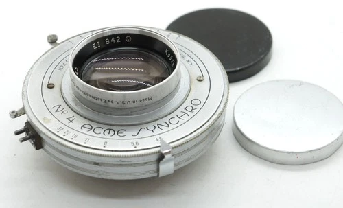 Kodak Ektar 7.5" 19 cm F4.5 Large format lens in a Acme Synchro №4 Shutter