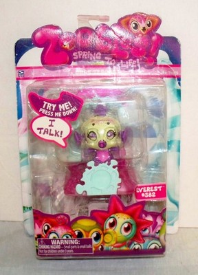 ZOOBLES FIGURE CHATTEROOS - SPRING TO LIFE - EVEREST 382 NEW IN PACKAGE