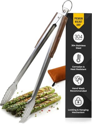 17-inchOutdoor Grill Pliers-HeavyDuty Stainless Steel Pliers for Outdoor Cooking