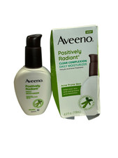 Aveeno Positively Radiant Daily Moisturizer SPF 15 4 oz Damaged Box