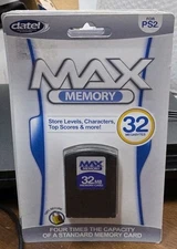2008 Datel Max Memory Card 32 MB for Sony Playstation 6 New Old Stock Sealed