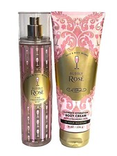 Bath  Body Works BUBBLY ROSE Ultra Hydration Body Cream  Fragrance Mist Set