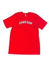 New! Jameson Irish Whiskey Red T Shirt Men's Size XL 100% Cotton