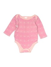 Baby Kiss Girls Pink Long Sleeve Bodysuit 6-9 Months