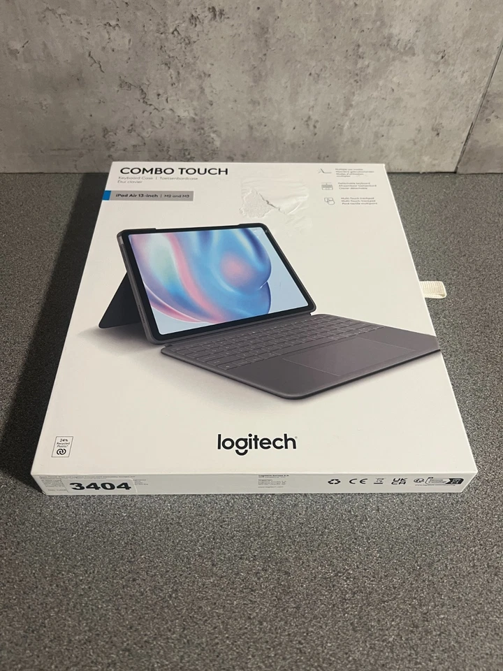 Logitech Combo Touch Keyboard Case Apple iPad Air 13" M2 & M3 Used - Image 2 of 4