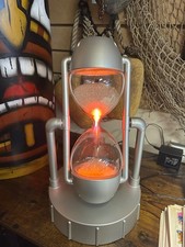 vintage plazma /hourglass lamp Can you imagine HPI starshowers hourglass/plama