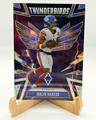 Panini 2025 Phoenix Football Malik Nabers Thunderbirds #39 Giants /249