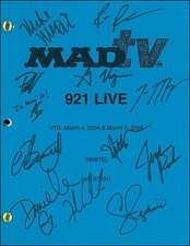 MAD TV TV CAST - SCRIPT SIGNED CO-SIGNED BY: MICK MCDONALD, FRANK CALIENDO
