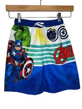 Marvel Avengers Boys Swim Trunks Size 8 Captain America Hulk Iron Man