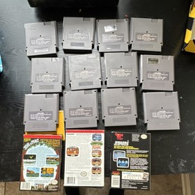 Nintendo NES Game Lot Bucky O'Hare, TMNT, Battletoads, Excitebike, 