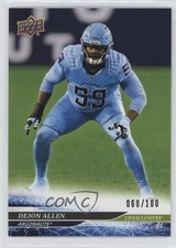 2025 Upper Deck CFL Exclusives 60/100 Dejon Allen #74 16vq