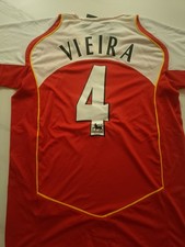 Patrick Viera Arsenal '05 Football Shirt Size XL