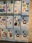 Lot Of 18 Cricut Cartridges With Booklets And Keyboard Overlays W/Cases As Shown