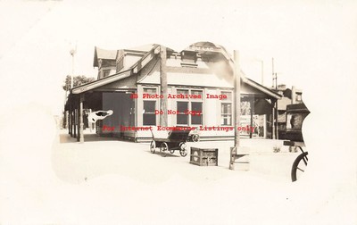 Depot, Wisconsin, Fond du Lac, RPPC, Wisconsin Central Railroad Station, Photo