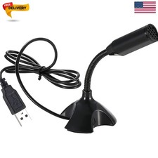 Mini USB Microphone for Desktop Computer and Laptop,Portable USB Condenser Mi...