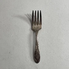 Vintage National Silver Co. 4.5" Baby Fork