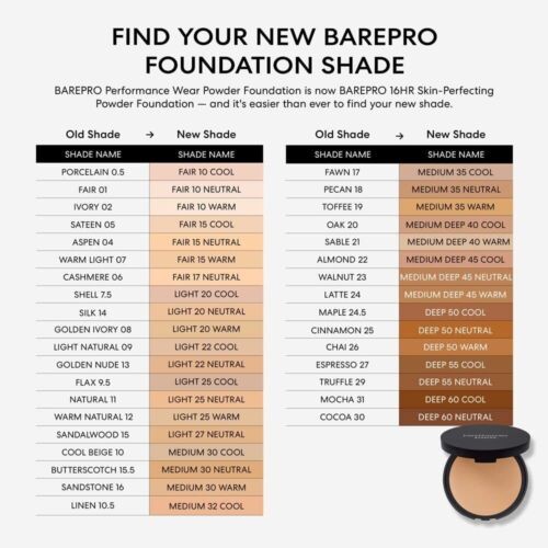 bareMinerals BarePro 16-Hour Pressed Powder Foundation Medium Deep 50 Warm 0.28 - Bild 5 von 8