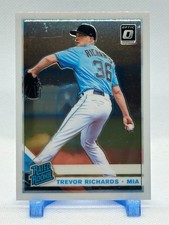 Trevor Richards 2019 Panini Donruss Optic - Rated Rookie #80 (RC) Miami Marlins