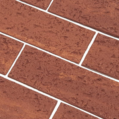 Red Faux Brick Wall Tiles - 3D Thin Veneers for Various Indoor and Outdoor Space