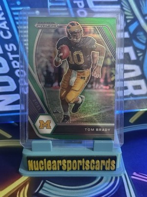 2021 Panini Prizm Draft Picks #6 Tom Brady GREEN PARALLEL PRIZM HOLOGRAM