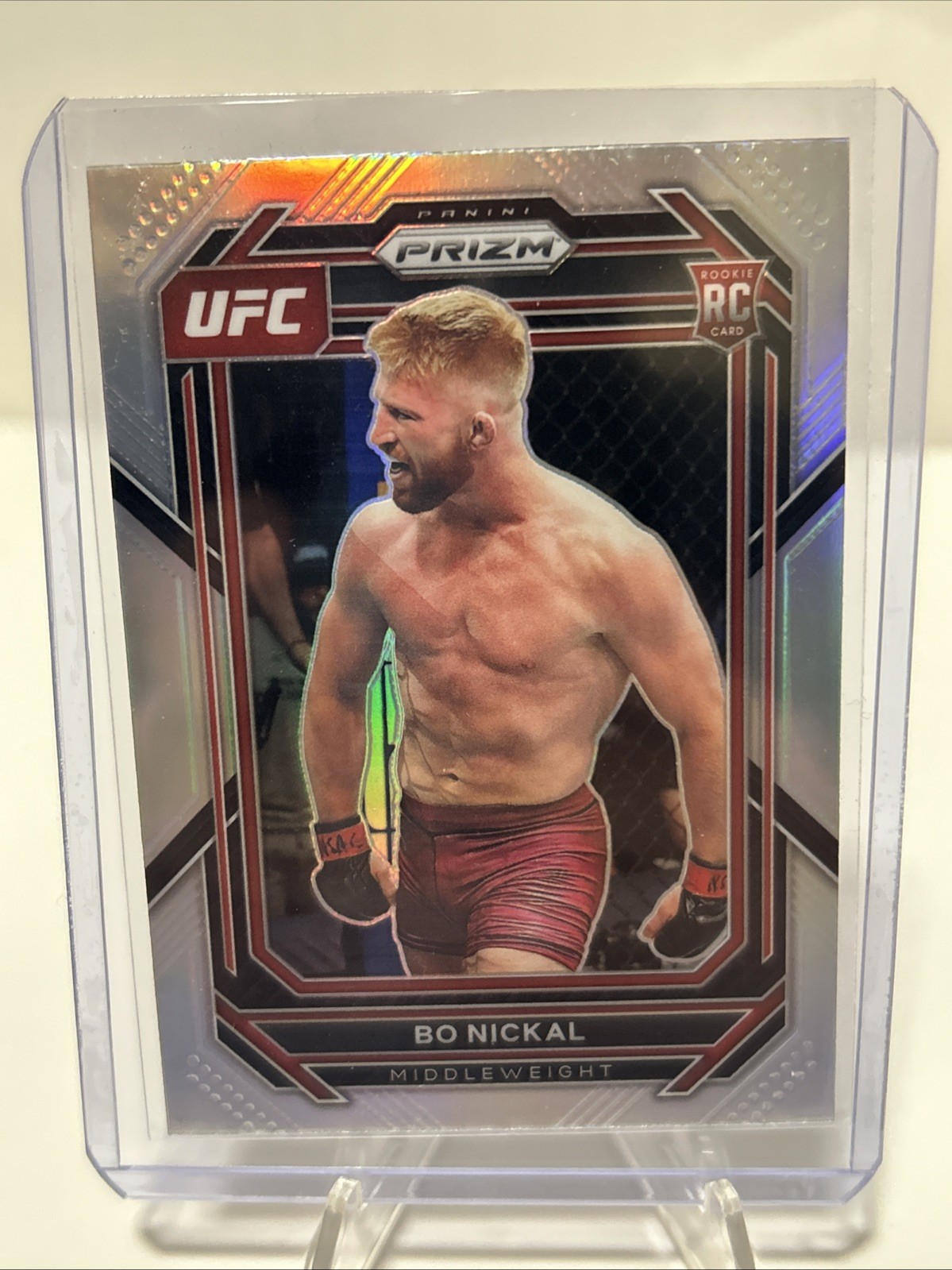 2023 Panini Prizm UFC - Bo Nickal #103 Silver Prizm (RC)