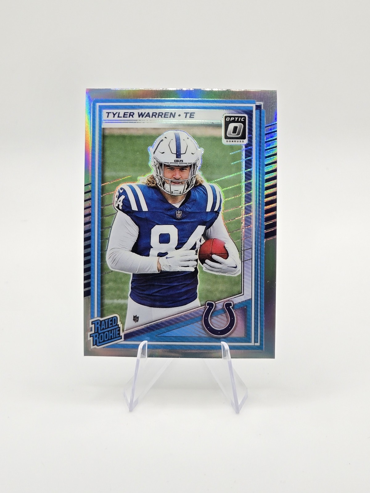 Tyler Warren 2025 Donruss Optic RC Holo SP #234