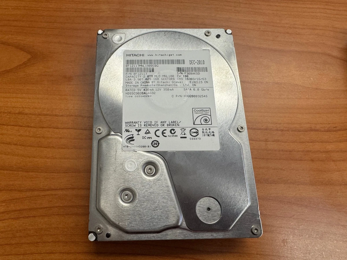 Hitachi 2TB Internal Hard Disk Drives for sale - eBay